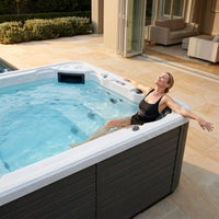 AquaLuxe Vista Pro 18 Swim Spa — Lifestyle