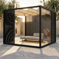 NoirVerge Aperture Pergola — Studio Shot