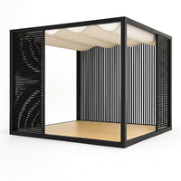 NoirVerge Aperture Pergola — Studio Shot
