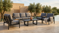 Solterra Luxe Outdoor Lounge Set — Lifestyle