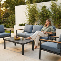 Solterra Luxe Outdoor Lounge Set — Lifestyle