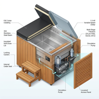 TimberChill Glacier Pro Cedar Cold Plunge — How It Works