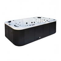 18 Foot Swim Spa Built for Athletic Training, Powerful Current System, Ergonomic Recovery Seating, Contemporary Design